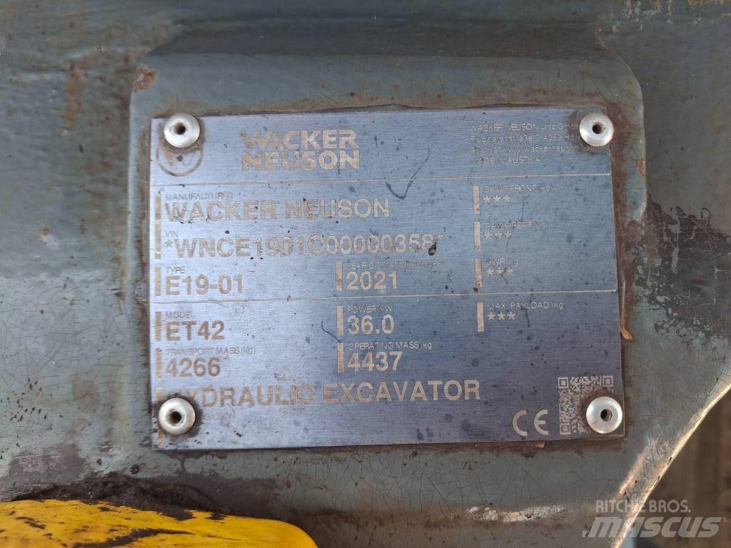 Wacker Neuson ET42 Paletli ekskavatörler