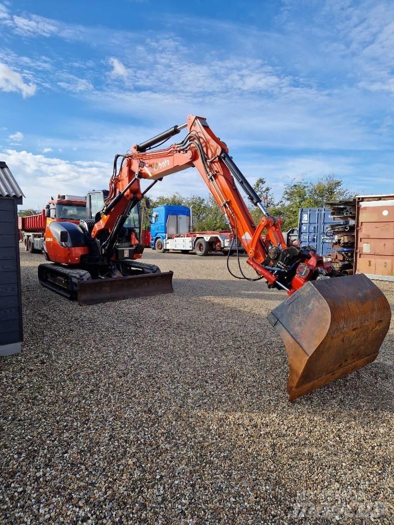 Kubota KX080-4 Mini ekskavatörler, 7 tona dek