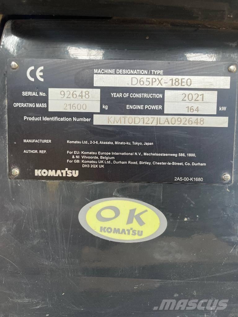 Komatsu D65PX-18E0 Paletli dozerler