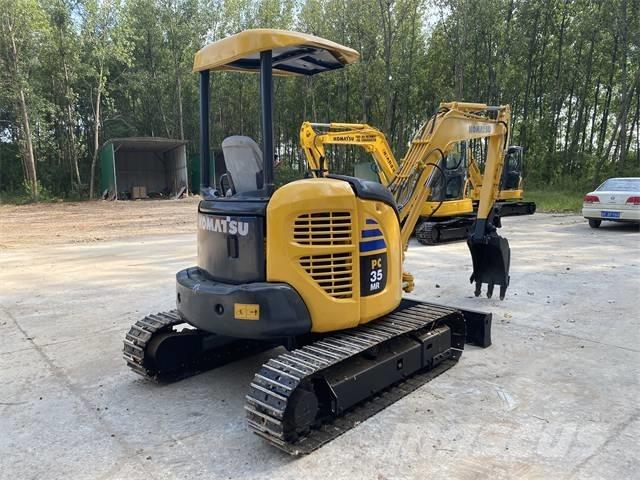 Komatsu PC 35 MR Mini ekskavatörler, 7 tona dek