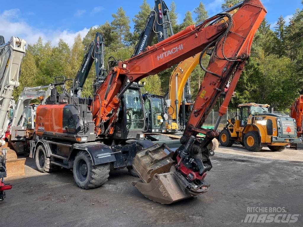 Hitachi 140W-6 Lastik tekerli ekskavatörler