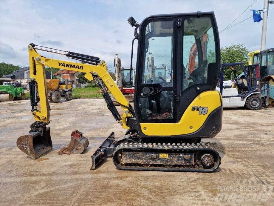 Yanmar SV 18 Mini ekskavatörler, 7 tona dek