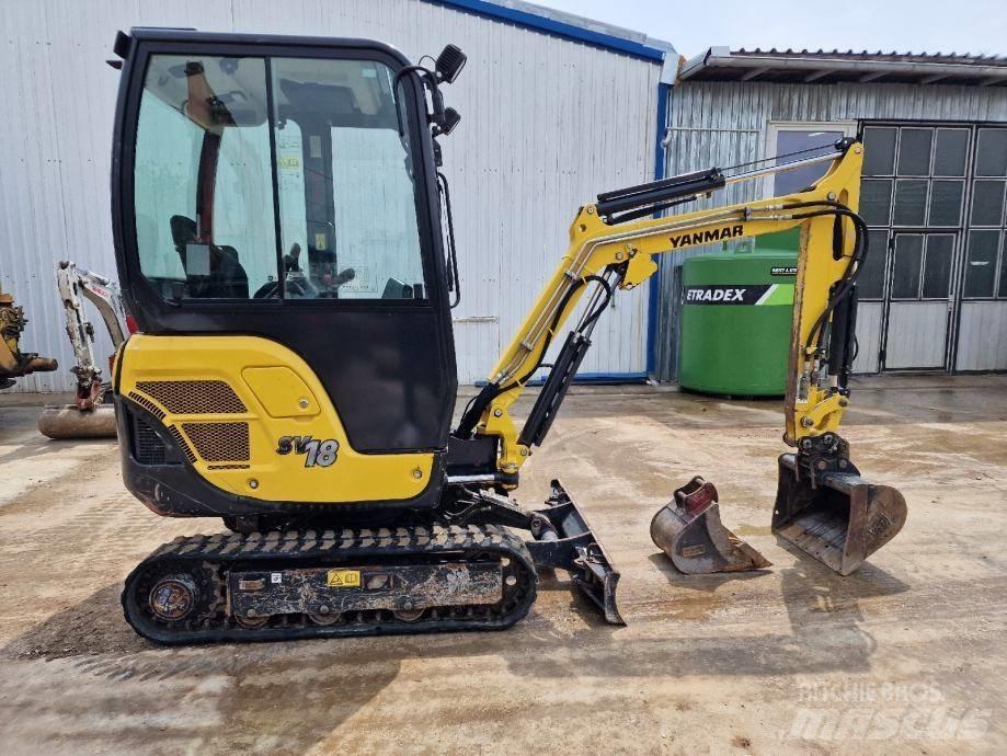 Yanmar SV 18 Mini ekskavatörler, 7 tona dek
