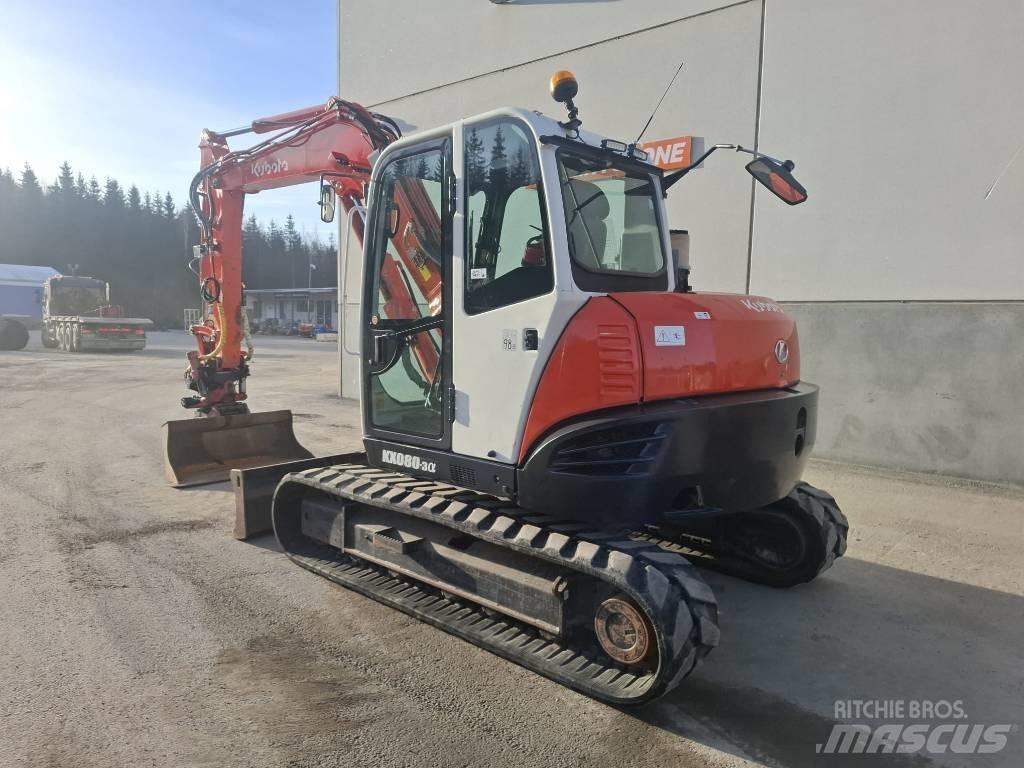 Kubota KX 080-3 Midi ekskavatörler 7 - 12 t