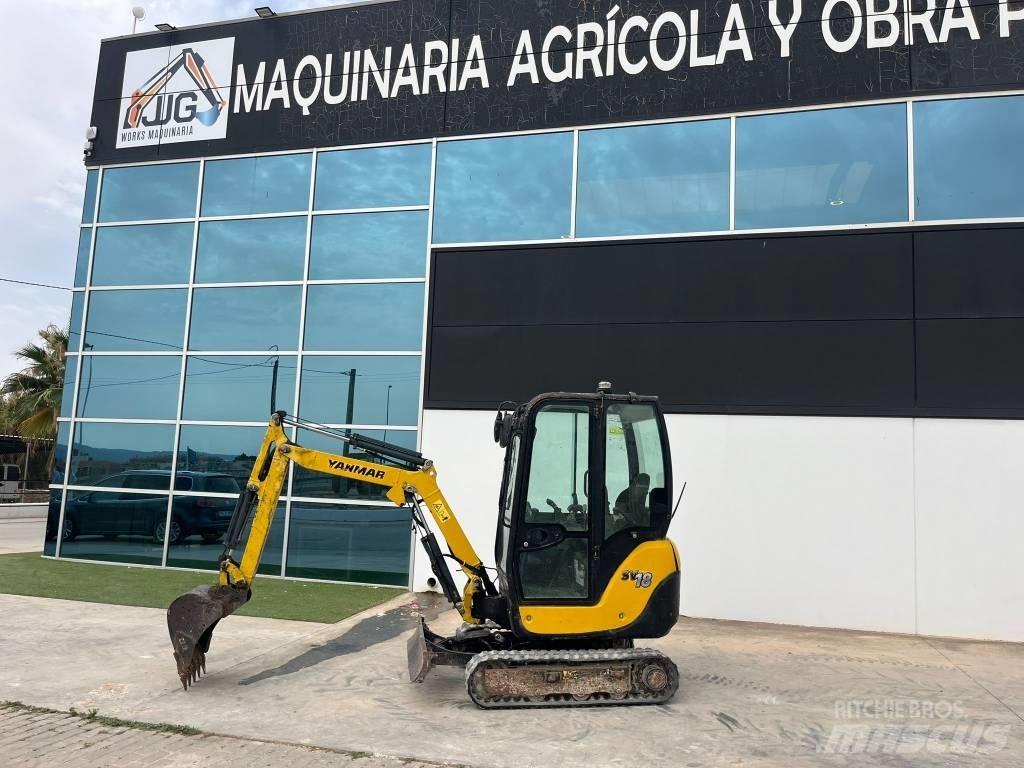 Yanmar SV 18 Mini ekskavatörler, 7 tona dek