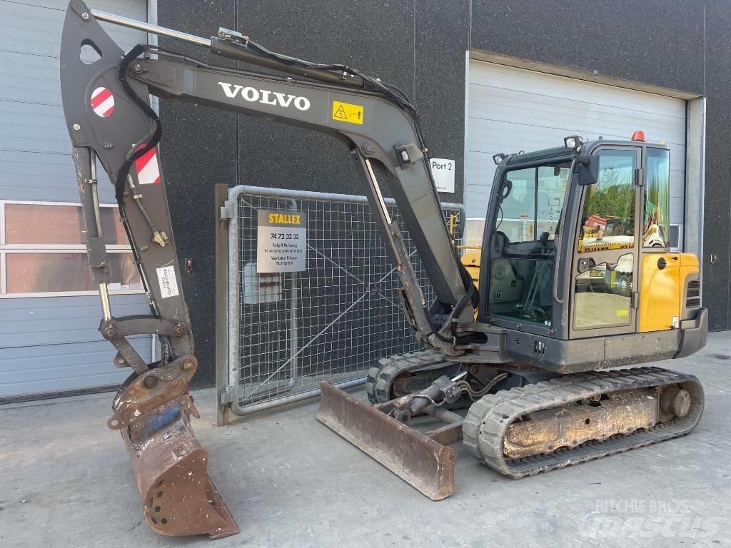 Volvo EC55C Mini ekskavatörler, 7 tona dek