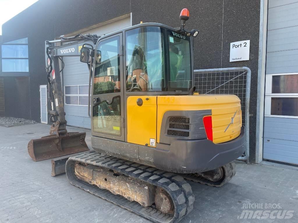 Volvo EC55C Mini ekskavatörler, 7 tona dek