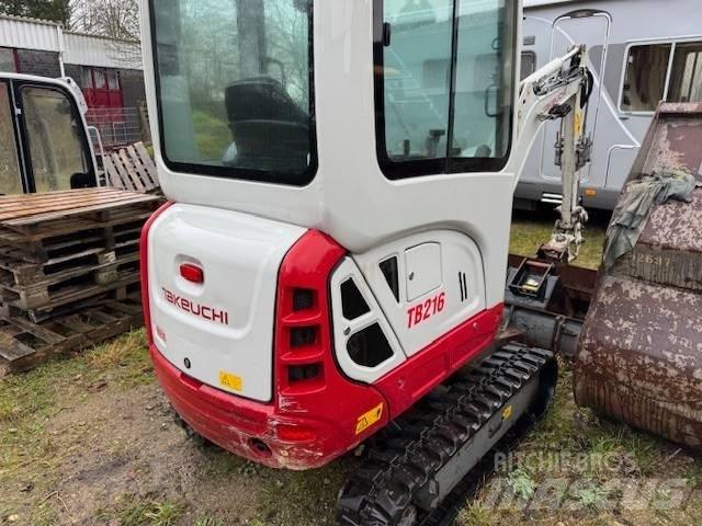 Takeuchi TB 216 V4 Mini ekskavatörler, 7 tona dek