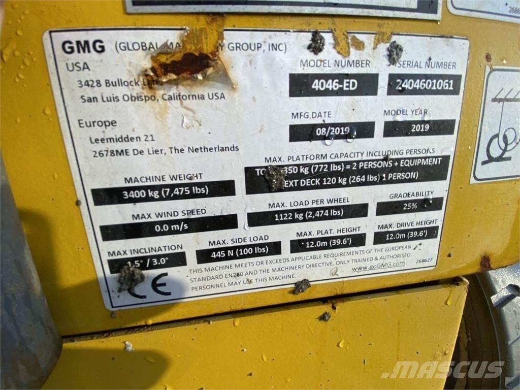 GMG 4046-ED Makasli platformlar