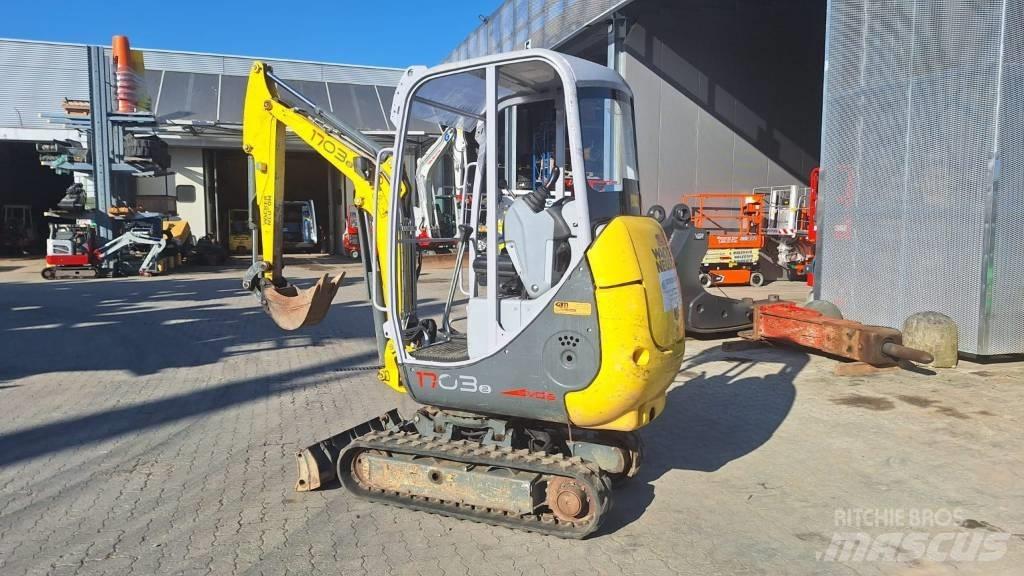 Wacker Neuson 1703-2 Mini ekskavatörler, 7 tona dek