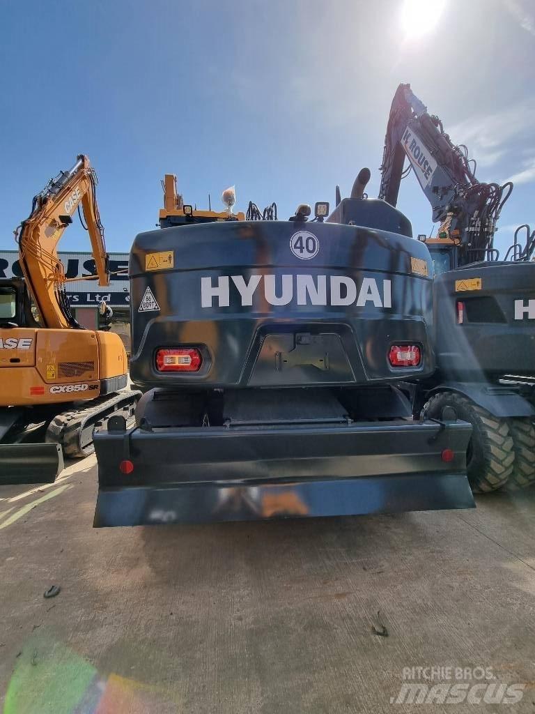 Hyundai HW140A Lastik tekerli ekskavatörler