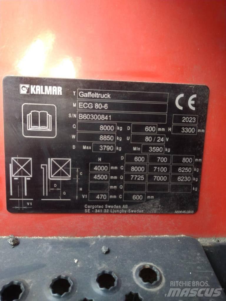 Kalmar ECG80-6 Elektrikli forkliftler