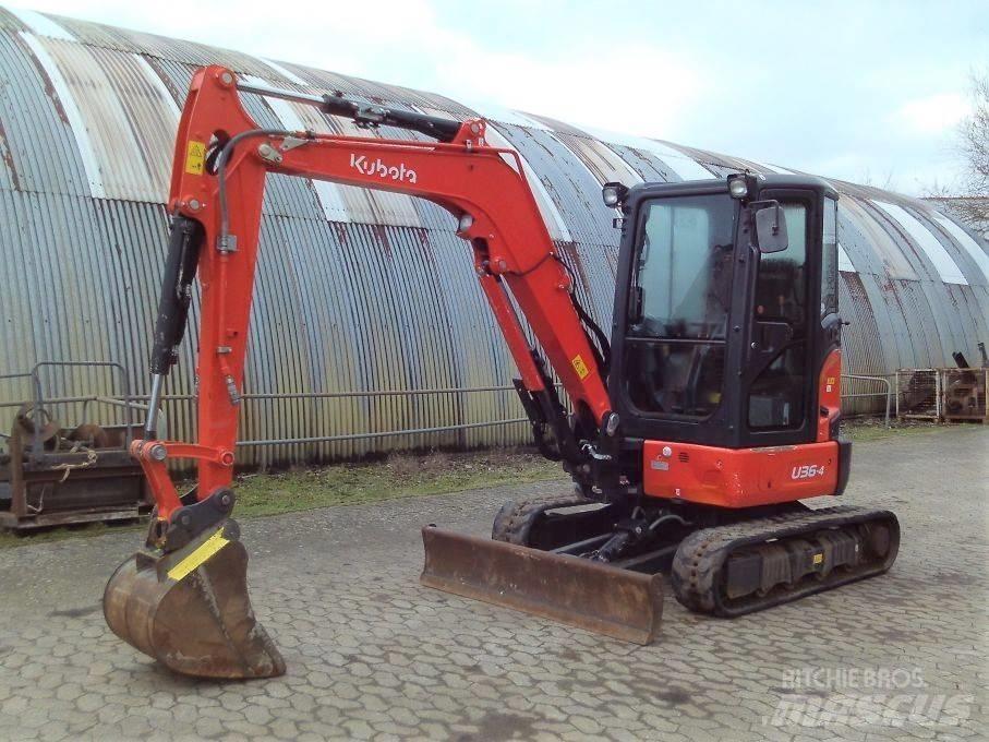 Kubota U 36-4 Mini ekskavatörler, 7 tona dek