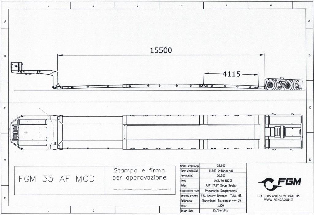 FGM 35 Flatbed çekiciler