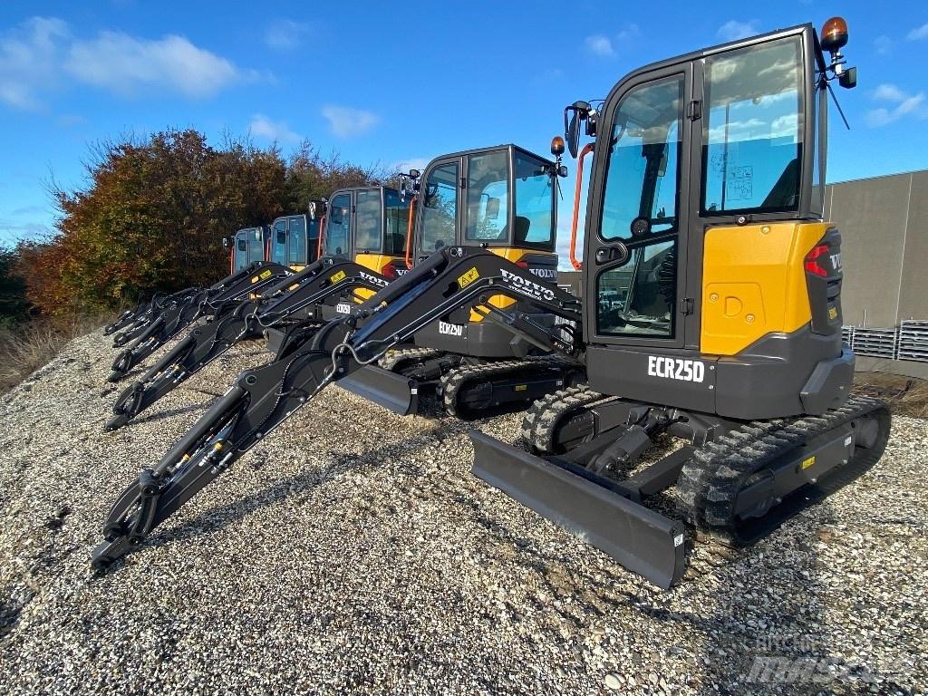 Volvo ECR 25 D Mini ekskavatörler, 7 tona dek