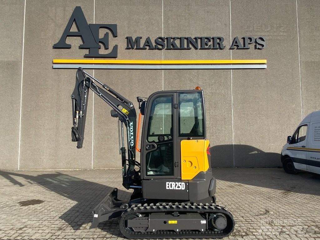 Volvo ECR 25 D Mini ekskavatörler, 7 tona dek