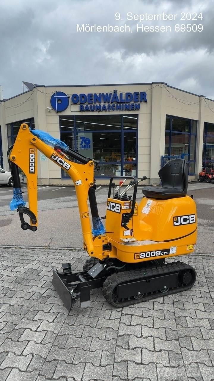 JCB 8008CTS Mini ekskavatörler, 7 tona dek