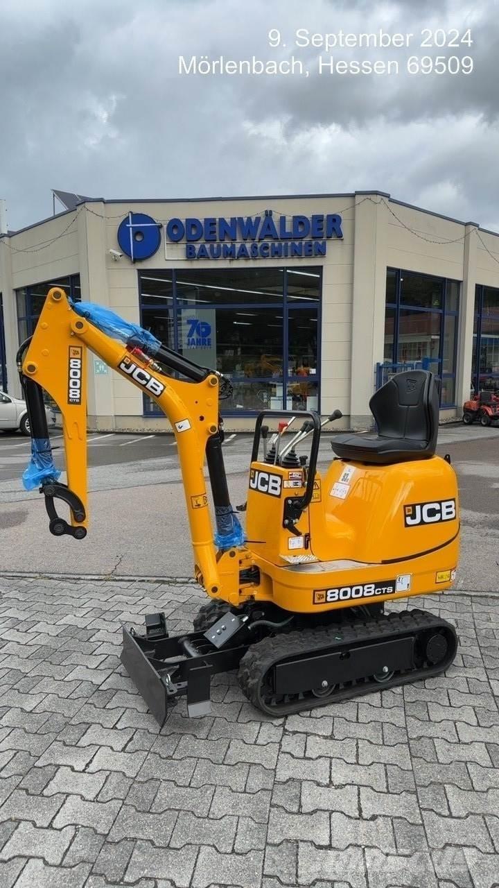 JCB 8008CTS Mini ekskavatörler, 7 tona dek