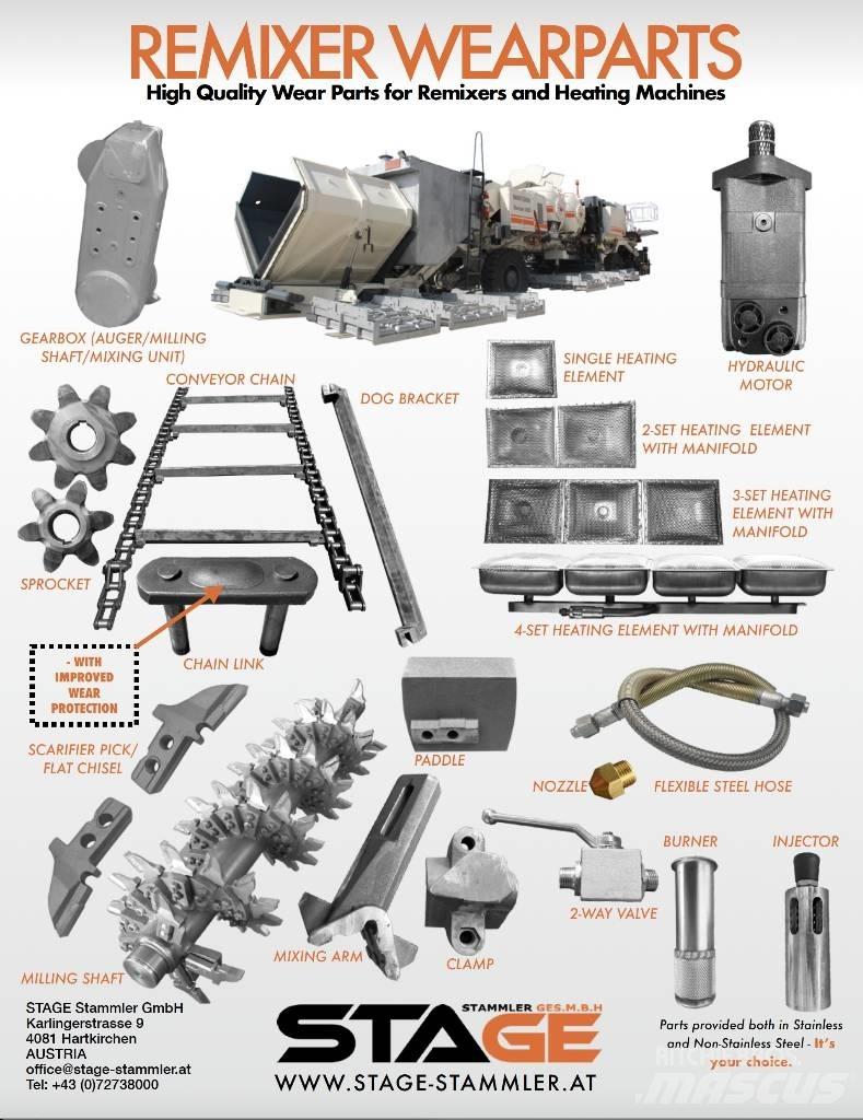 Wirtgen RX4500 Asfalt makina aksesuarlari