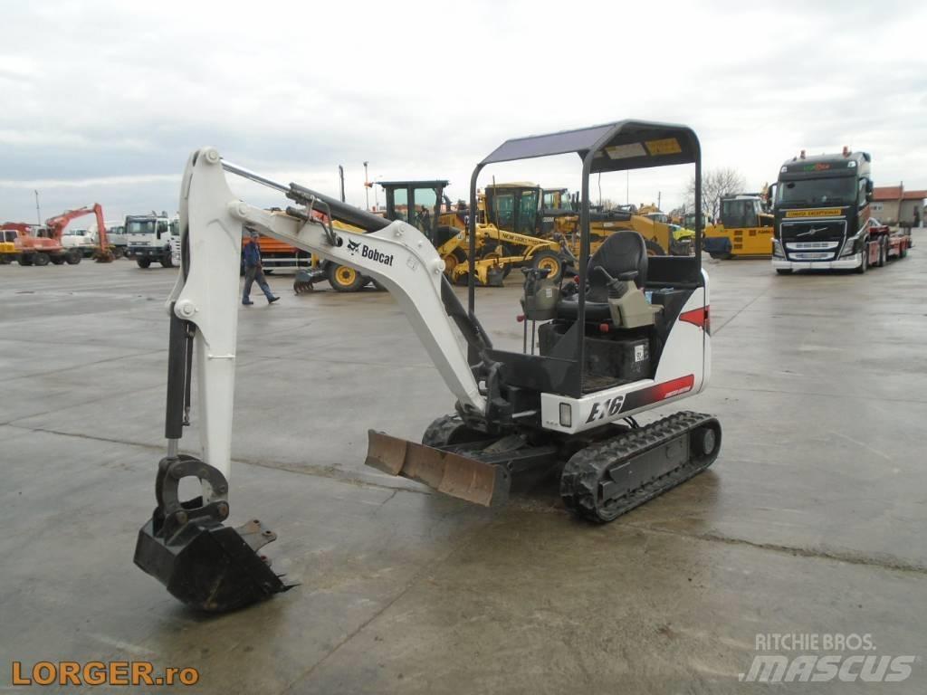 Bobcat E 16 Mini ekskavatörler, 7 tona dek