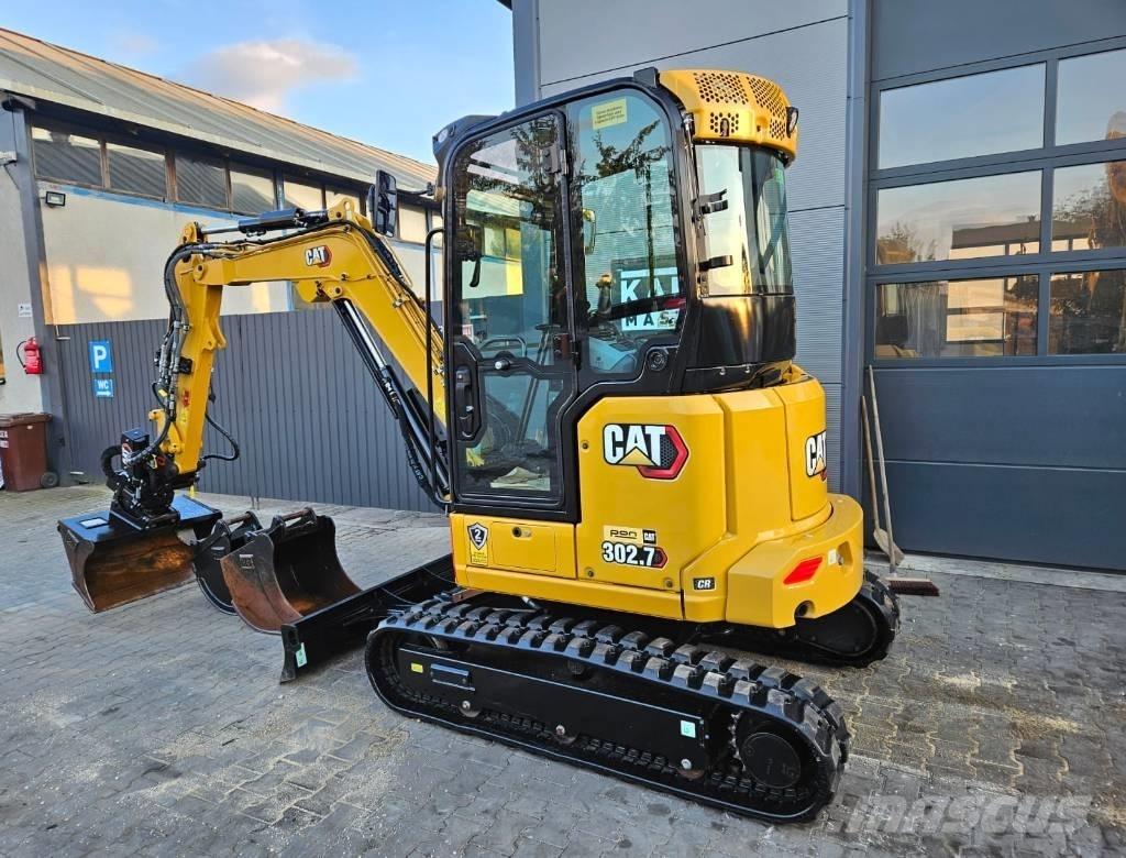 CAT 302.7 CR Mini ekskavatörler, 7 tona dek