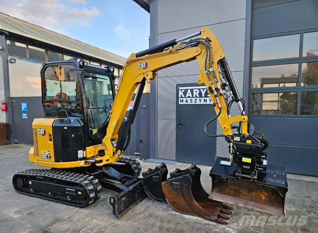 CAT 302.7 CR Mini ekskavatörler, 7 tona dek