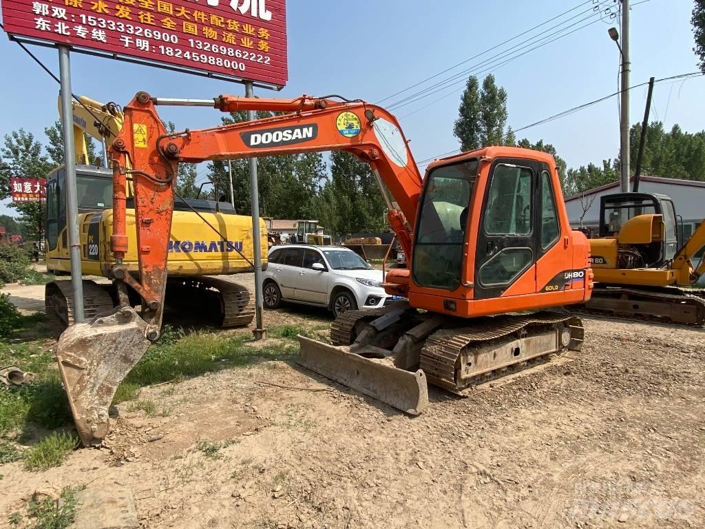 Doosan DH80 Mini ekskavatörler, 7 tona dek