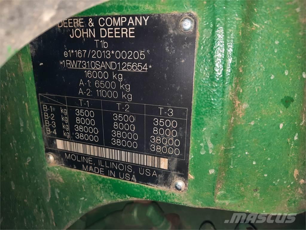 John Deere 7r310 Traktörler