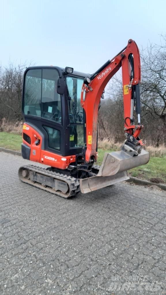 Kubota KX019-4 Mini ekskavatörler, 7 tona dek