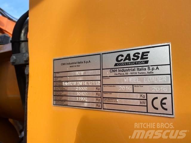 CASE 921F Tekerlekli yükleyiciler