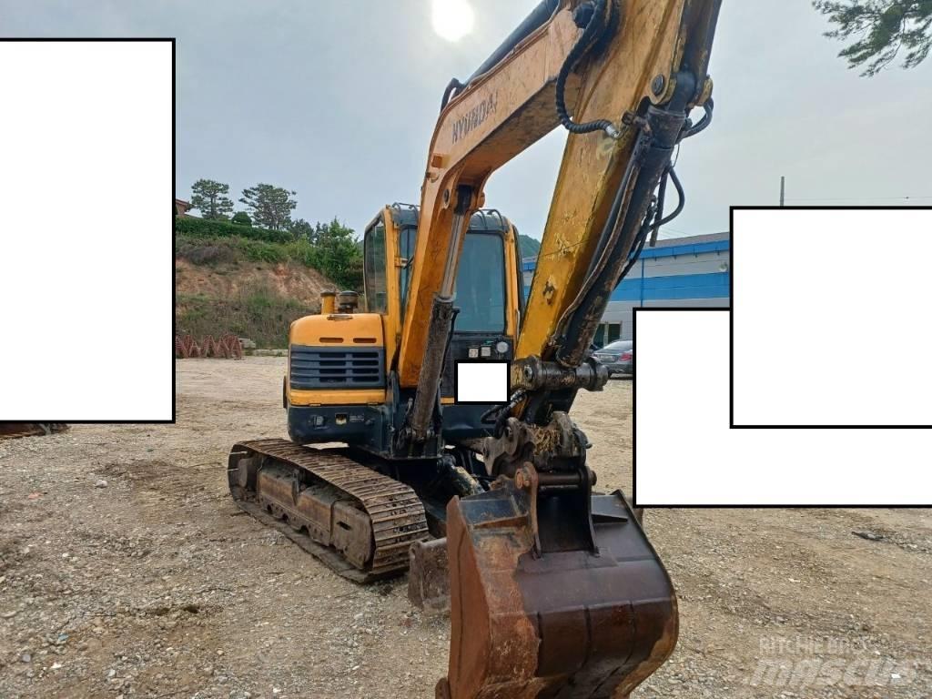 Hyundai Robex 55 Mini ekskavatörler, 7 tona dek