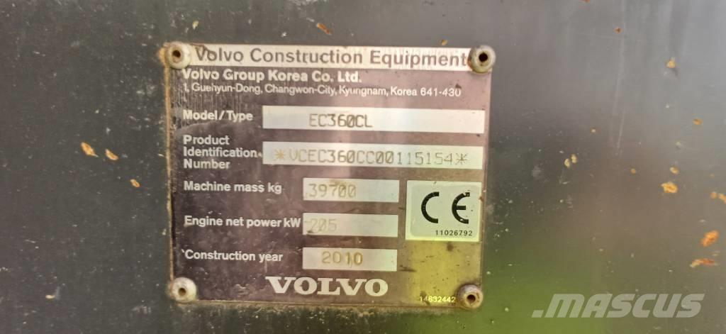 Volvo EC 360 C L Paletli ekskavatörler