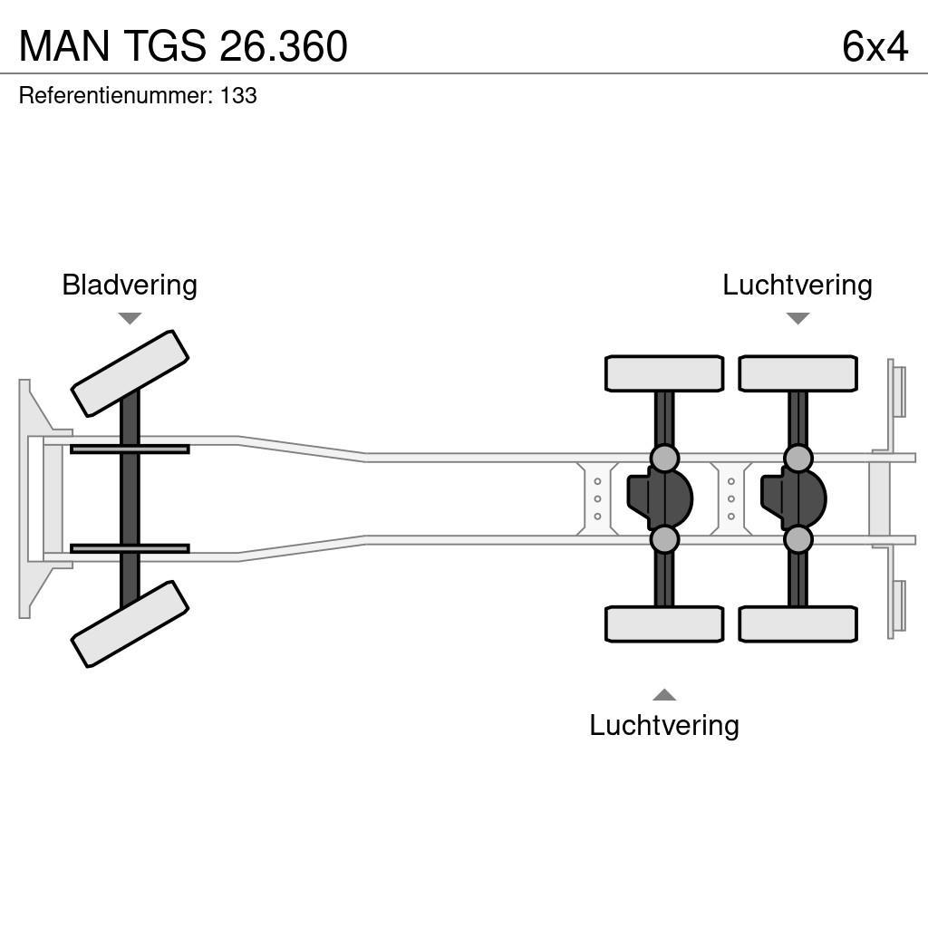 MAN TGS 26.360 Vinçli kamyonlar