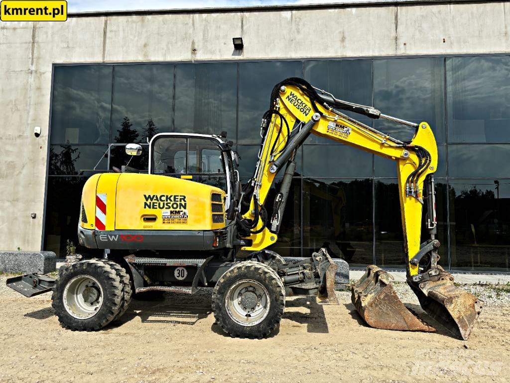 Wacker Neuson EW 100 Lastik tekerli ekskavatörler