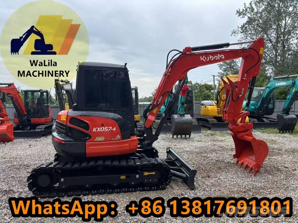 Kubota KX 057-4 Mini ekskavatörler, 7 tona dek