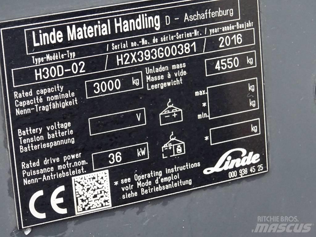 Linde H30D-02 Dizel forkliftler