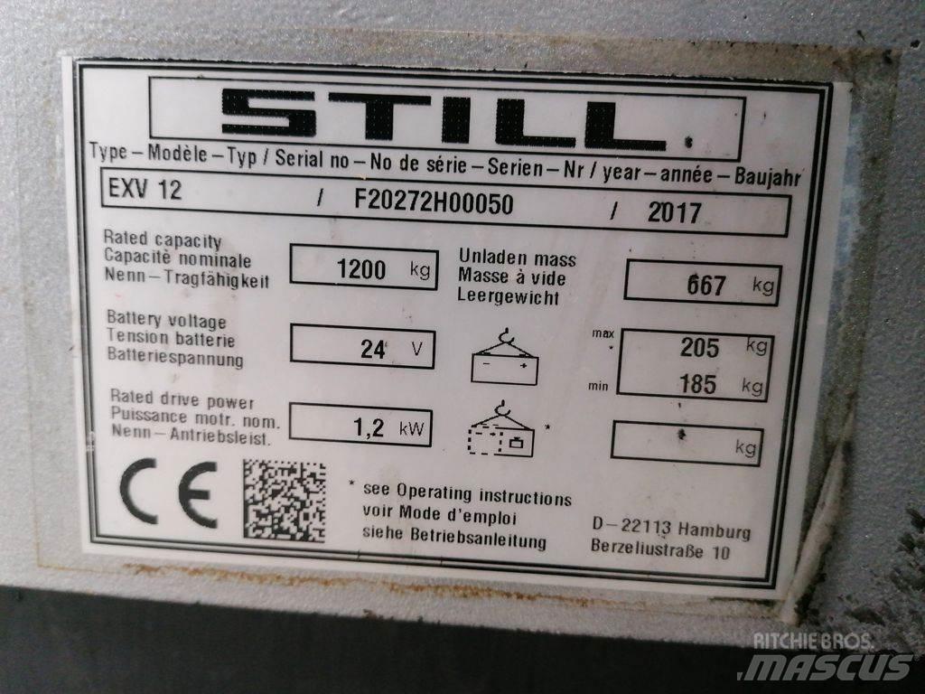 Still EXV12 Yaya kumandali istif makinasi
