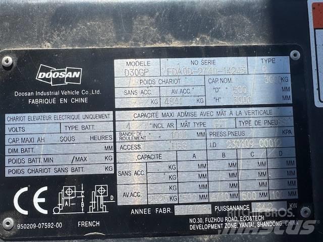 Doosan D30 Plus Dizel forkliftler
