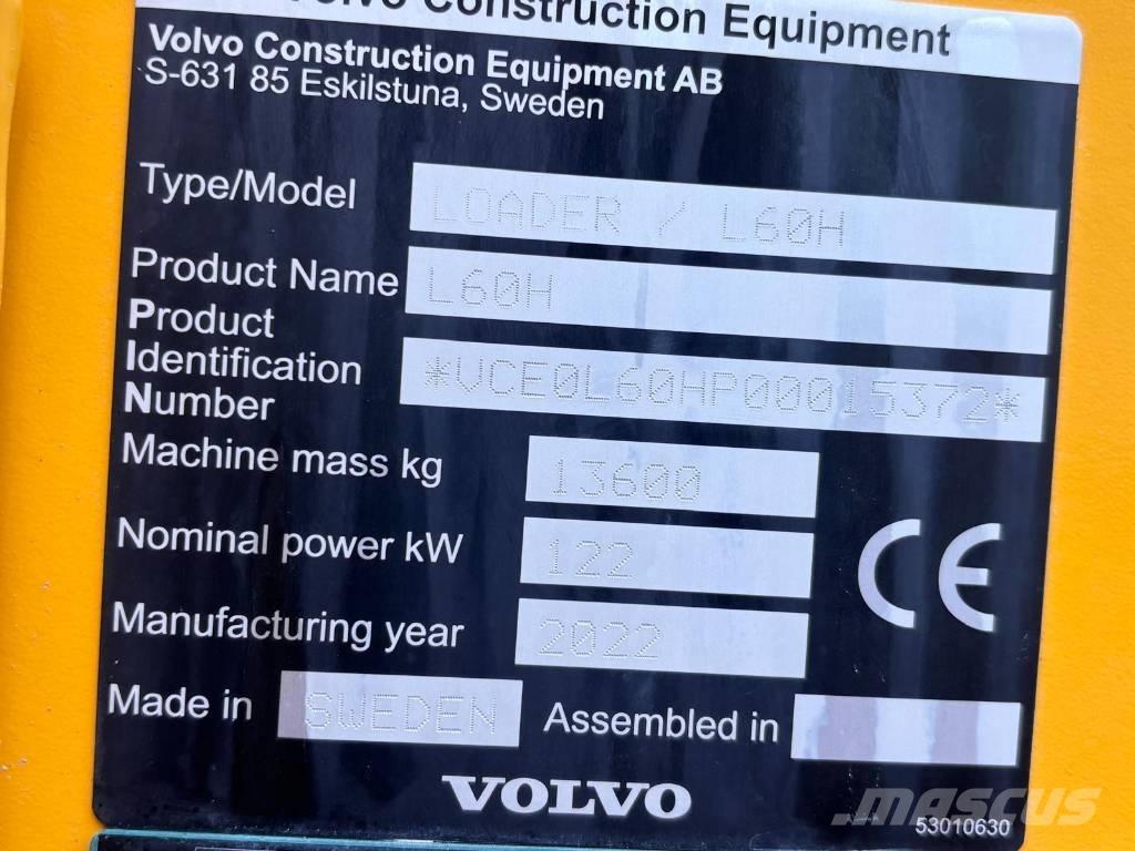 Volvo L 60 H Tekerlekli yükleyiciler