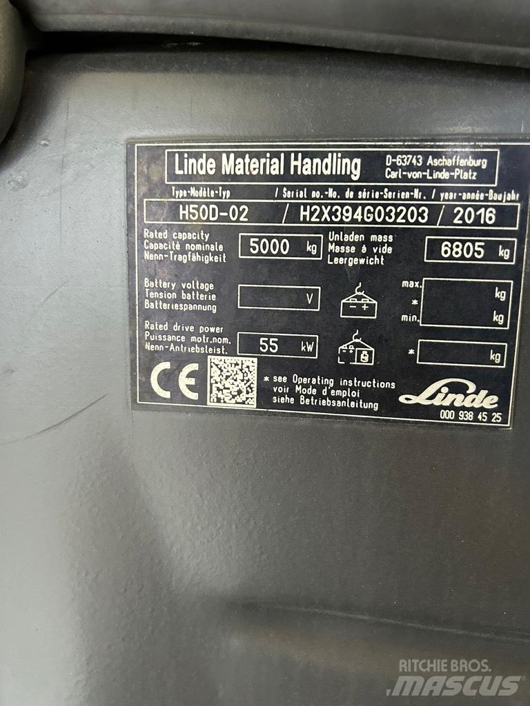 Linde H50D-02 EVO Dizel forkliftler