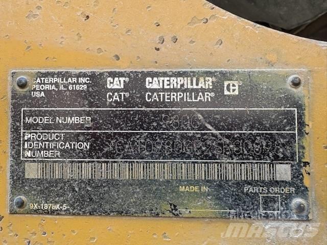 CAT 980 G Tekerlekli yükleyiciler