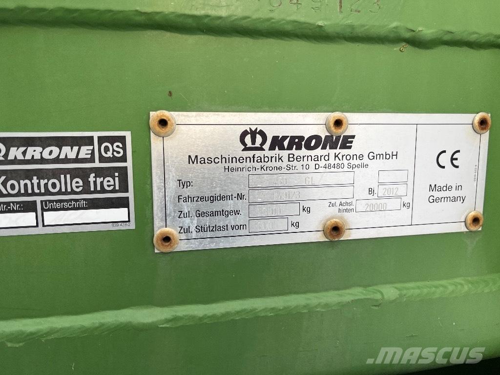 Krone ZX 450 GL Kendi yükler römorklar