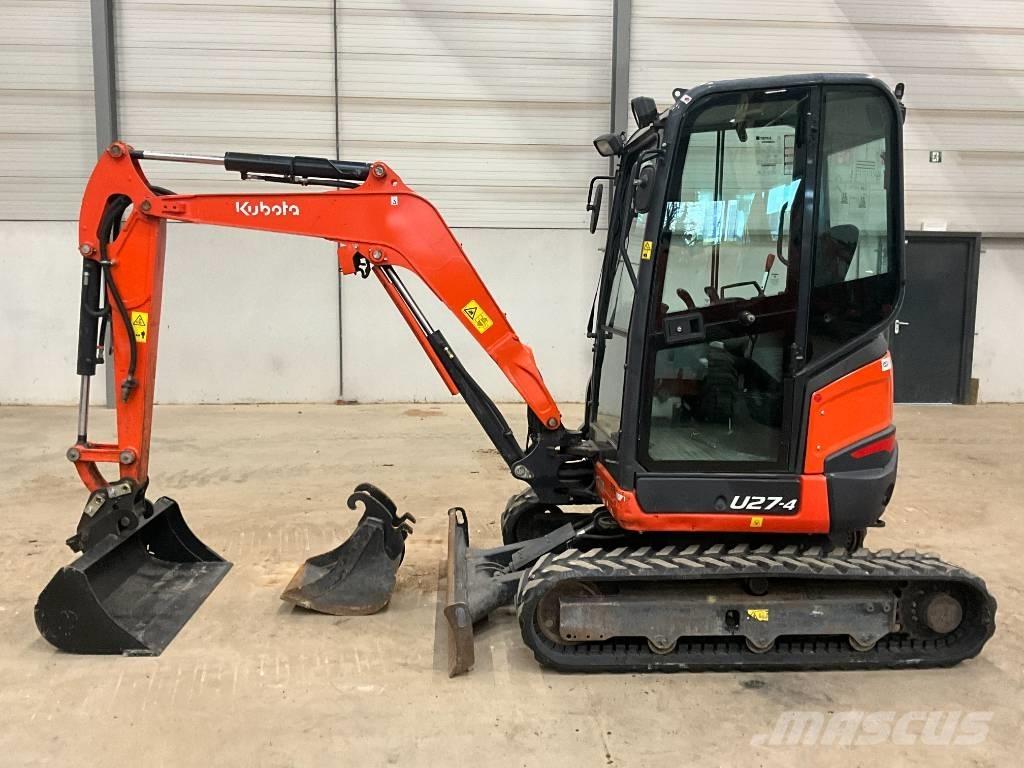 Kubota U 27-4 Mini ekskavatörler, 7 tona dek