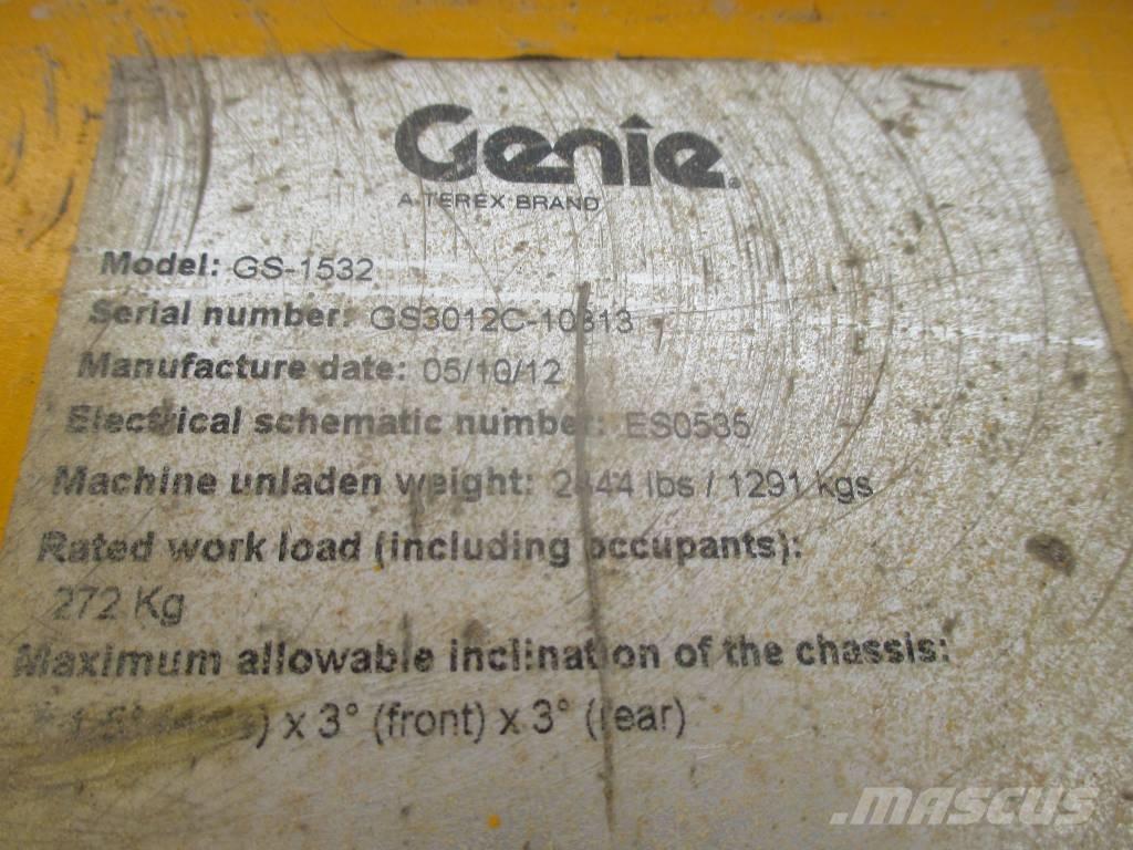 Genie GS 1532 Makasli platformlar