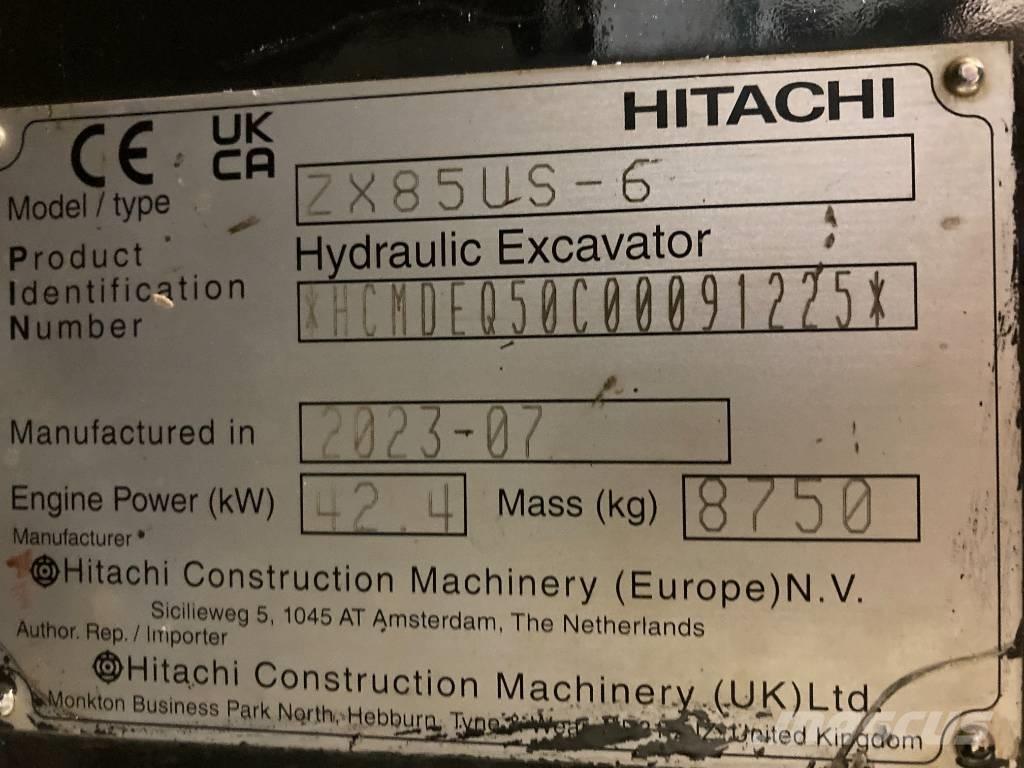 Hitachi ZX 85 US-6 Midi ekskavatörler 7 - 12 t