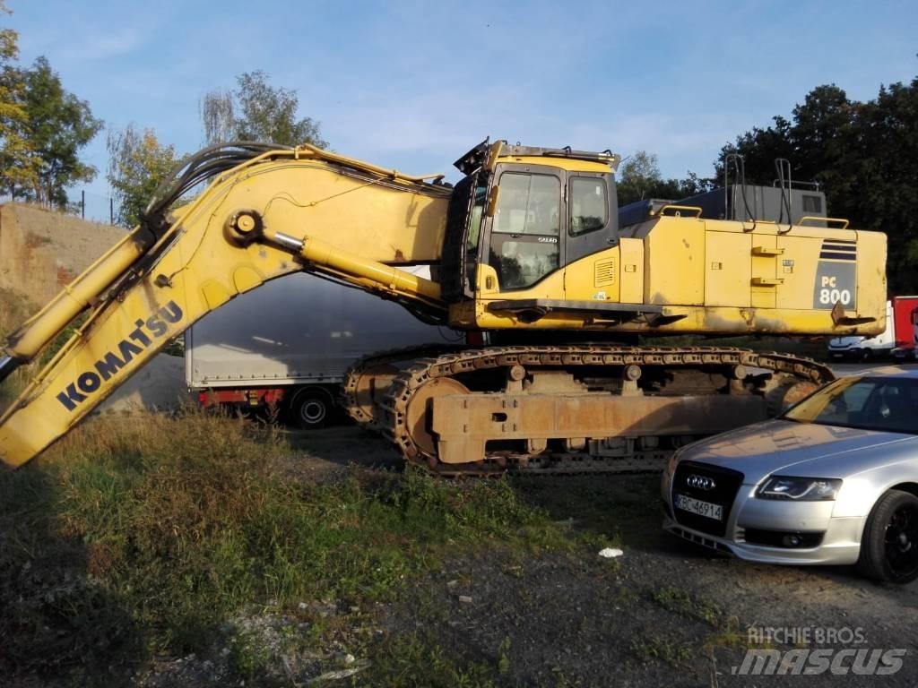 Komatsu PC800-8 Paletli ekskavatörler