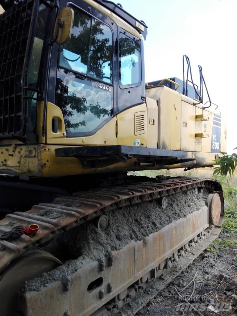 Komatsu PC800-8 Paletli ekskavatörler