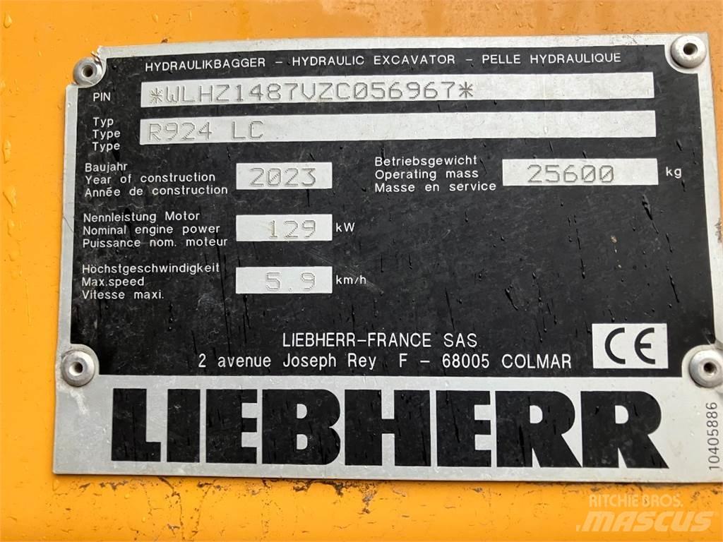 Liebherr R924 Paletli ekskavatörler