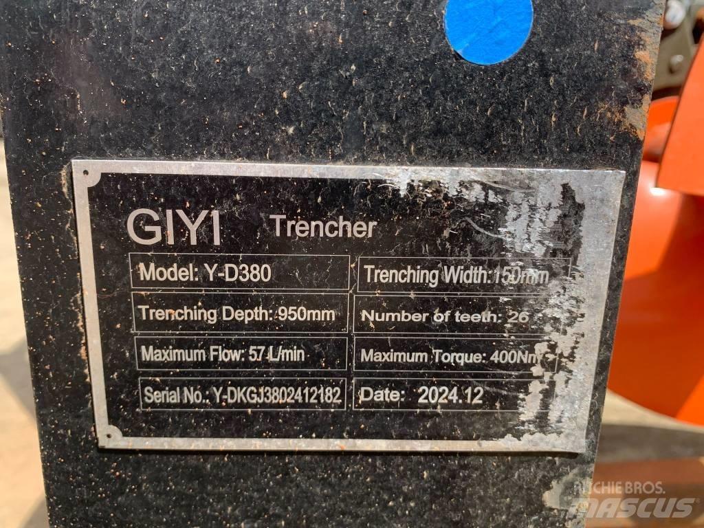  GIYI D380 TRENCHER Diger parçalar