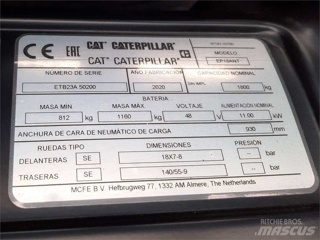 CAT EP18ANT Elektrikli forkliftler